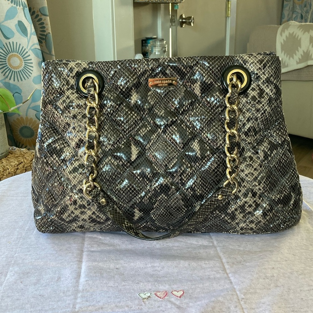 Kate Spade Snakeskin Satchel